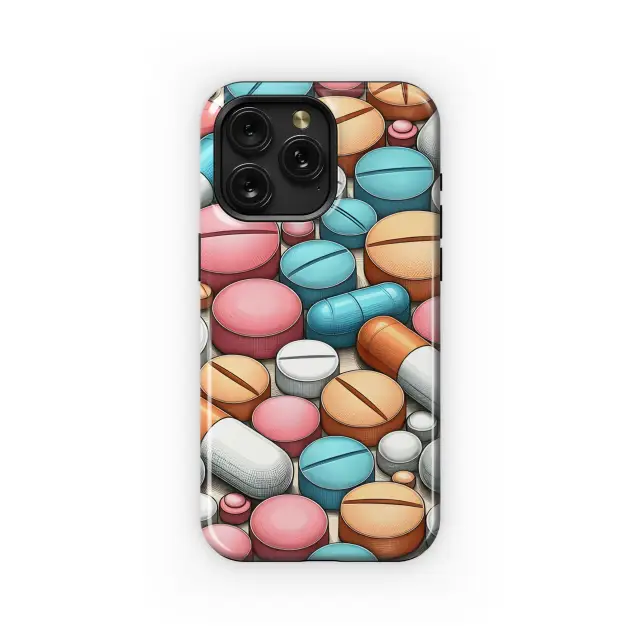 Pills and Tablets Phone Case iPhone Samsung Cover Pixel 3590