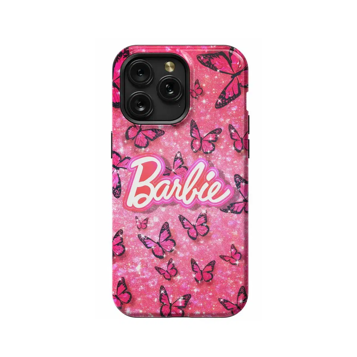 Pink Barbie Butterfly Phone Case iPhone Samsung Pixel & More - Image 1