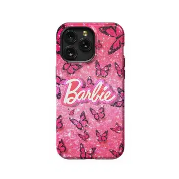 Pink Barbie Butterfly Phone Case iPhone Samsung Pixel & More - Image 1