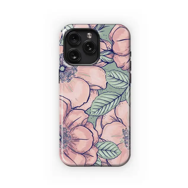 Pink Blossom Bloom Phone Case iPhone Samsung Cover Pixel 4436