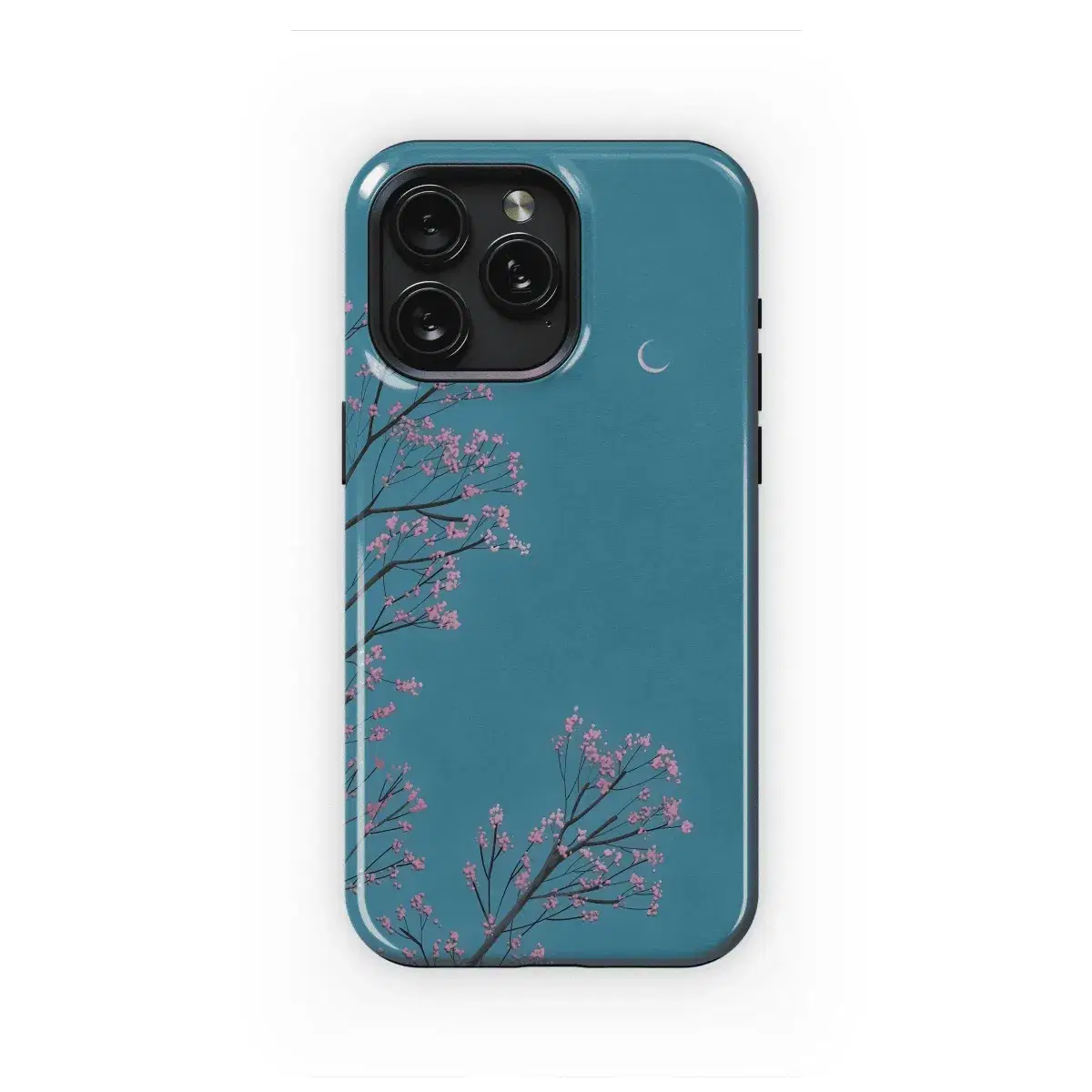 Pink Blossoms Night Sky
 Phone Case iPhone Samsung Cover Pixel 4398 - Image 1