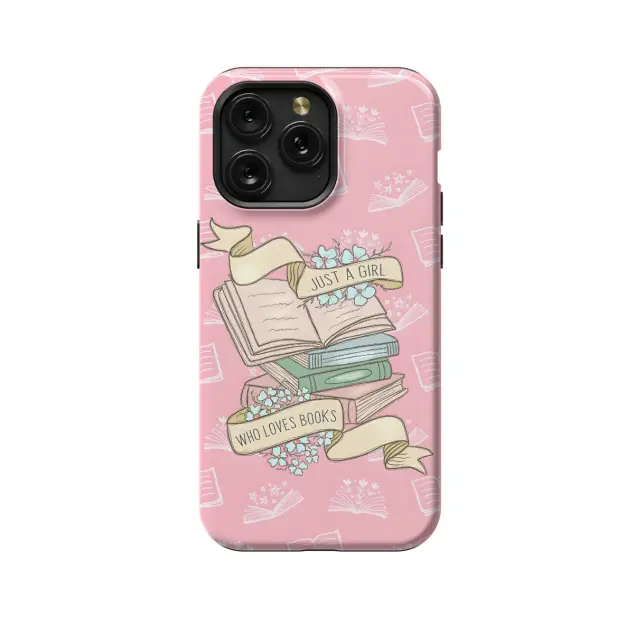 Pink Book Lover Phone Case iPhone Samsung Pixel & More 229
