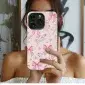 Pink Bow Floral Pattern
 Phone Case iPhone Samsung Cover Pixel 5704 - Image 1