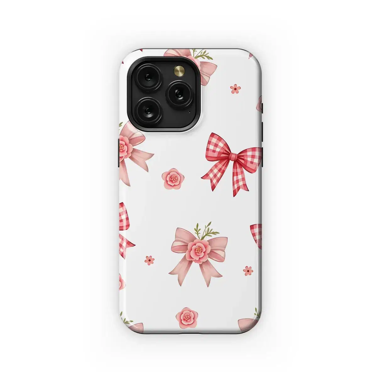 Pink Bows & Blooms Design Phone Case iPhone Samsung Cover Pixel 5135 - Image 1