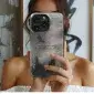 Pink Bunny Clouds Phone Case iPhone Samsung Cover Pixel 4713 - Image 1