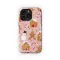Pink Christmas Gingerbread Man and Snowman Pattern Phone Case Cover for iPhone 17 Pro Max 16 15 13 Samsung S25 S24 Pixel 8563 - Image 1
