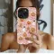 Pink Christmas Gingerbread Man and Snowman Pattern Phone Case Cover for iPhone 17 Pro Max 16 15 13 Samsung S25 S24 Pixel 8563 - Image 2