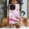Pink Christmas Santa Pattern Phone Case iPhone Samsung Cover Pixel 2165 - Image 2