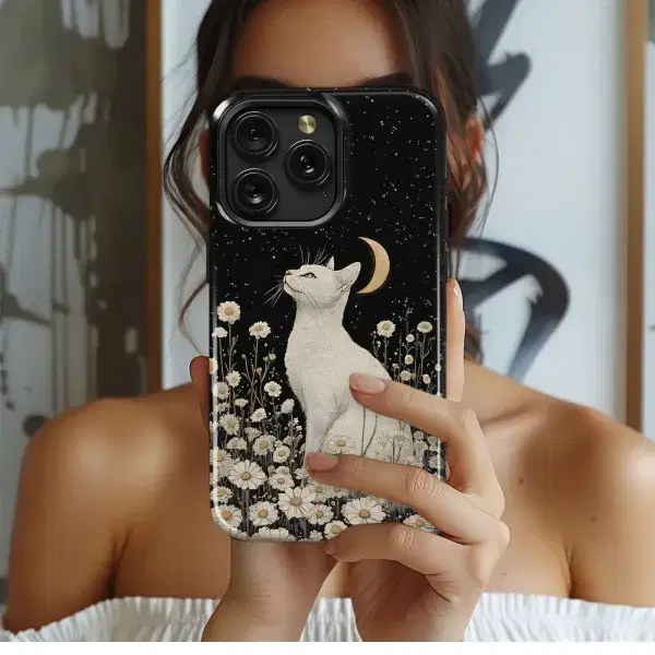 Pink Cupcake Heart Lollipop Pattern Phone Case iPhone Samsung Cover Pixel 5238 - Image 1
