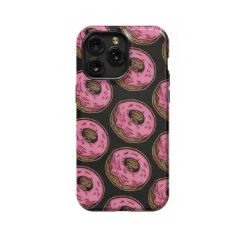 Pink Donut Phone Case iPhone Samsung Cover Pixel 1442 - Image 1