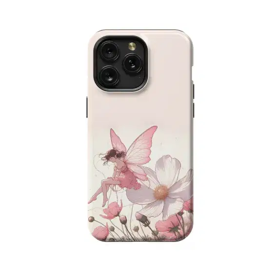 Pink Fairy Flower Phone Case iPhone Samsung Pixel & More 561 - Image 1