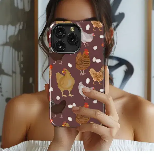 Pink Fruity Dessert Pattern Phone Case iPhone Samsung Cover Pixel 5237 - Image 1