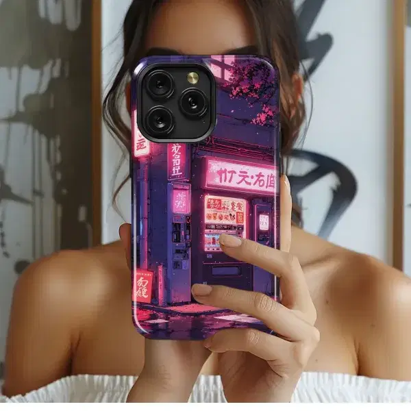 Pink Hibiscus Blooms
 Phone Case iPhone Samsung Cover Pixel 5491 - Image 1