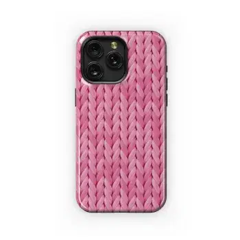 Pink Knit for Valentine's Phone Case iPhone Samsung Cover Pixel 3851 - Image 1