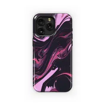 Pink Marble Swirl
 Phone Case iPhone Samsung Cover Pixel 4292 - Image 1