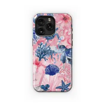 Pink Ocean Paradise
 Phone Case iPhone Samsung Cover Pixel 4581 - Image 1