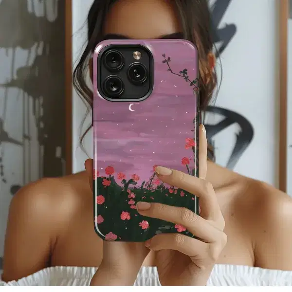 Pink Porsche Dream  
 Phone Case iPhone Samsung Cover Pixel 4412 - Image 1