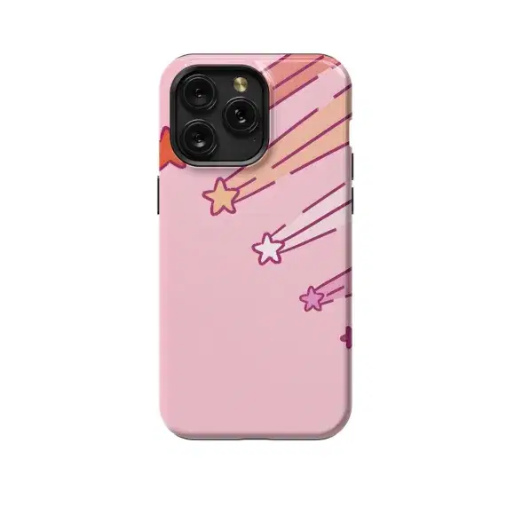 Pink Pride Shooting Stars Phone Case iPhone Samsung Cover Pixel 1660 - Image 1