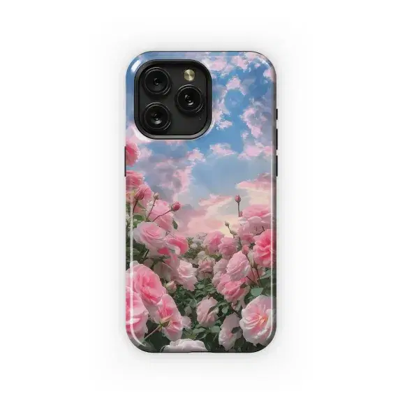 Pink Roses Sunset Sky
 Phone Case iPhone Samsung Cover Pixel 4641 - Image 1