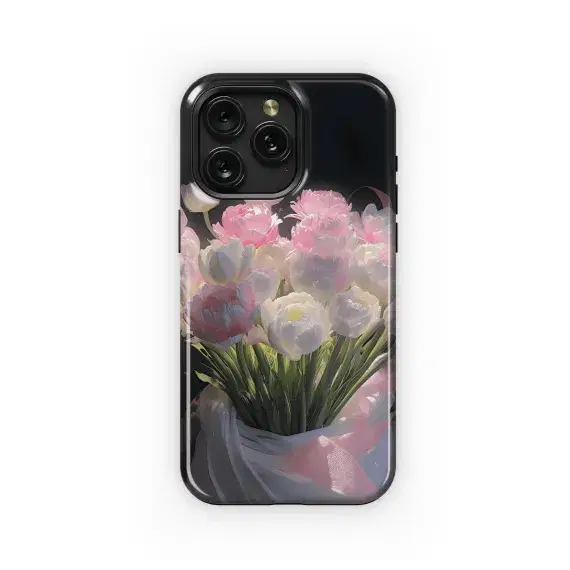 Pink Tulips Bouquet
 Phone Case iPhone Samsung Cover Pixel 4642 - Image 1