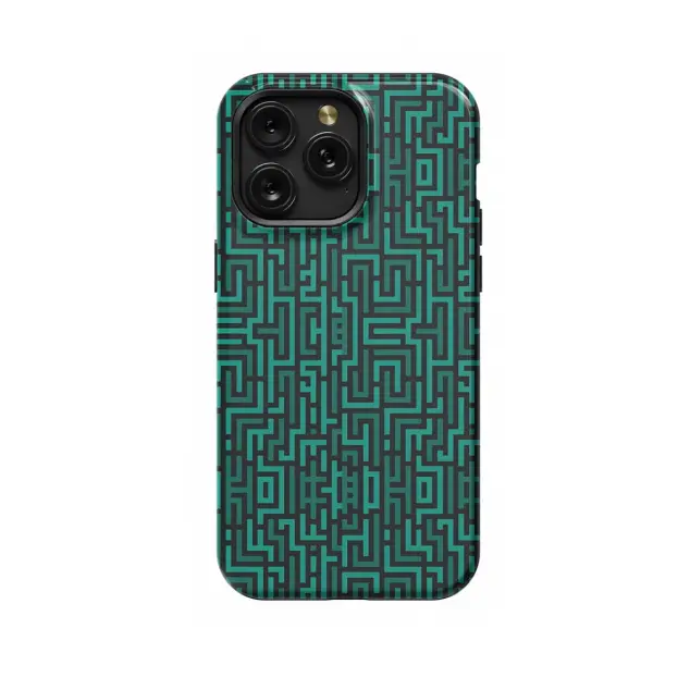 Pixel Circuit Board Phone Case for iPhone and Samsung - Durable and Stylish