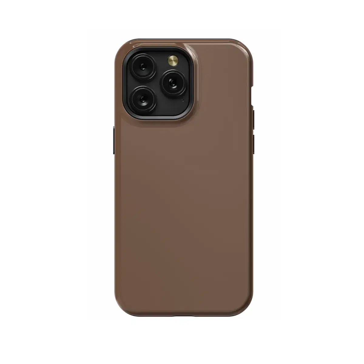 Plain Brown Phone Case iPhone Samsung Cover Pixel 626 - Image 1