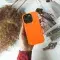 Plain Orange Phone Case iPhone Samsung Cover Pixel 627 - Image 2