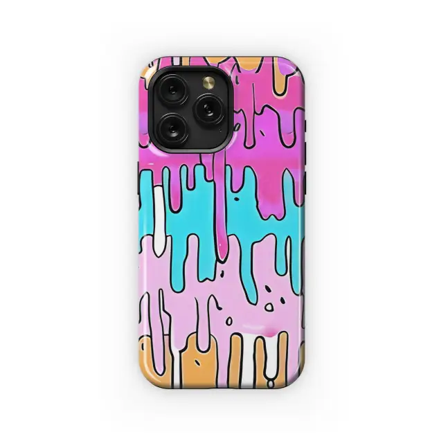 Playful Paint Effect Phone Case iPhone Samsung Cover Pixel 3902