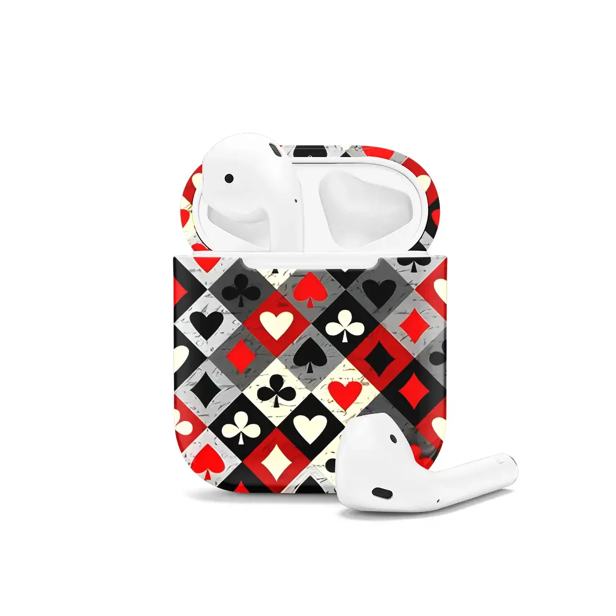 Playing Card Suit AirPods Case AirPods Pro AirPods Pro 2 AirPods 3 AirPods 2 Glossy 1435 - Image 1