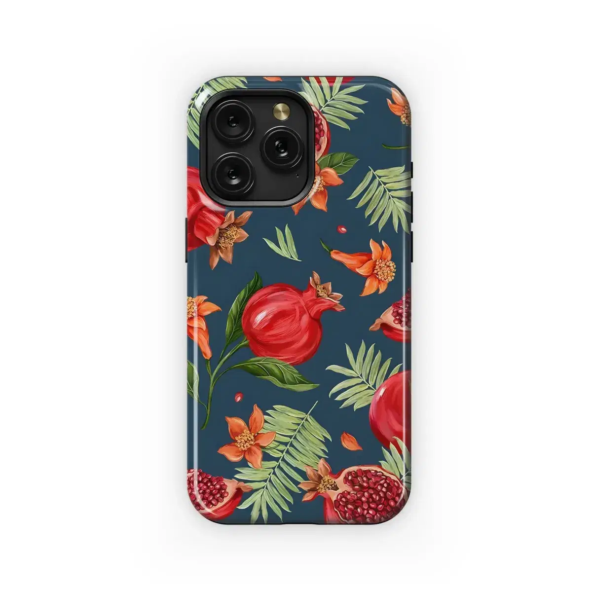 Pomegranate Garden Bloom Phone Case iPhone Samsung Cover Pixel 4922 - Image 1