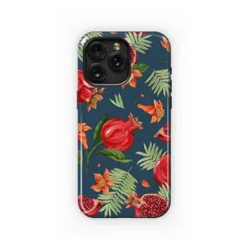 Pomegranate Garden Bloom Phone Case iPhone Samsung Cover Pixel 4922 - Image 1