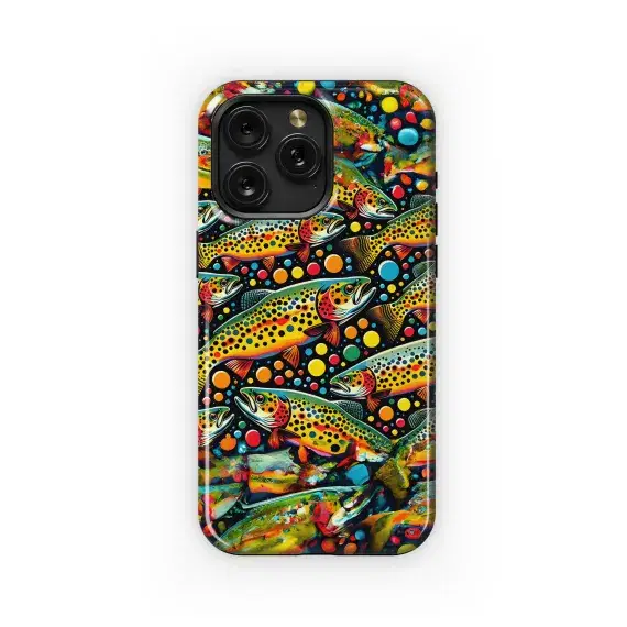 Pop Trout Skin Phone Case iPhone Samsung Cover Pixel 3676 - Image 1