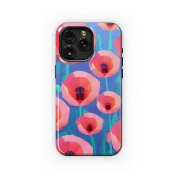 Poppies Charity Phone Case iPhone Samsung Cover Pixel 3597 - Image 1