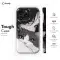 Portrait Black Hair Girl with Grey White Cat Animal Phone Case iPhone Samsung Cover Pixel 1778 - Image 6