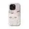Portrait Blonde Girl with White Cat Animal Phone Case iPhone Samsung Cover Pixel 1777 - Image 1