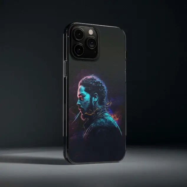 Post Malone Smoking Villain Art Phone Case Cover For