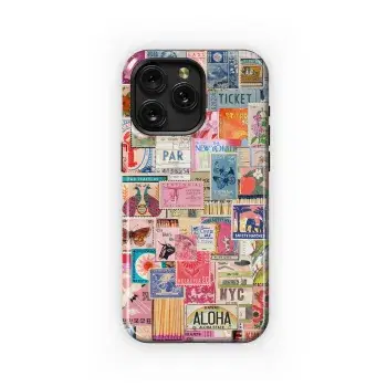 Postage Stamps Phone Case iPhone Samsung Cover Pixel 3973 - Image 1