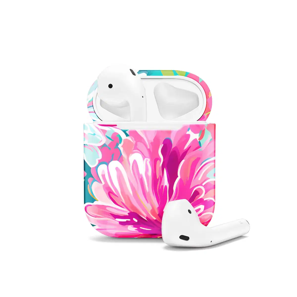 Preppy Palm Beach AirPods Case AirPods Pro AirPods Pro 2 AirPods 3 AirPods 2 Glossy 1362 - Image 1