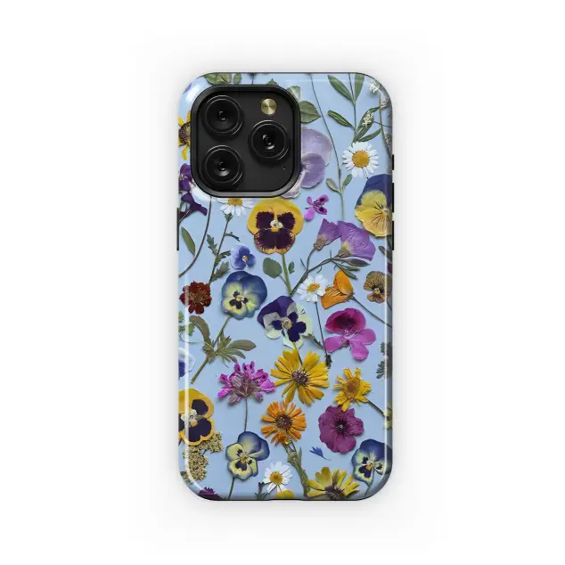 Pressed Flower Design
 Phone Case iPhone Samsung Cover Pixel 6003