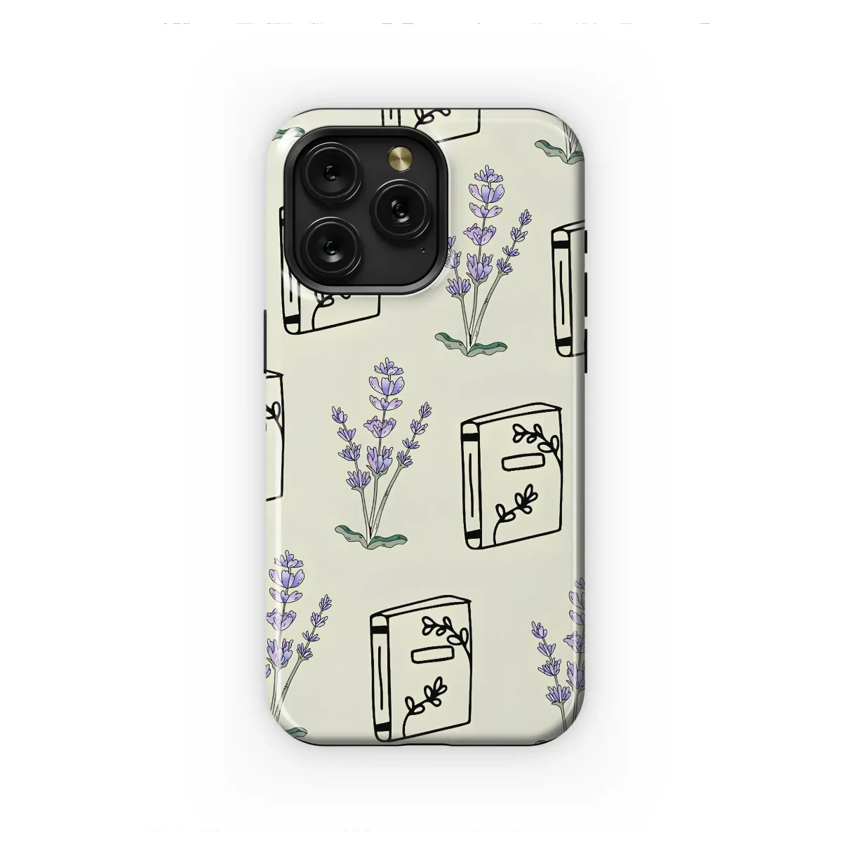 Pressed Lavender and Paper Tales Phone Case iPhone Samsung Cover Pixel 6380 - Image 1