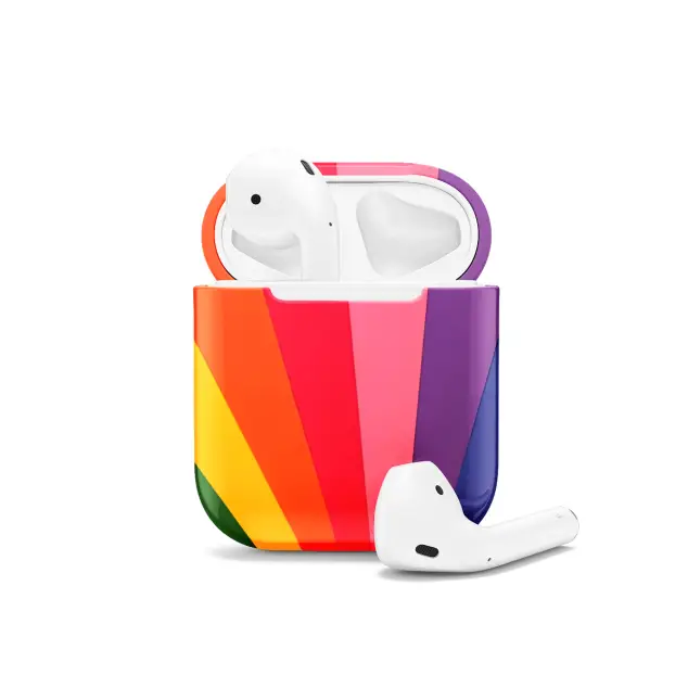 Pride Retro Rainbow AirPods Case AirPods Pro AirPods Pro 2 AirPods 3 AirPods 2 Glossy 1669