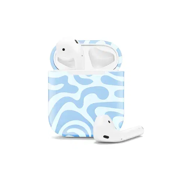 Psychedelic Retro Waves Seamless Pattern AirPods Case AirPods Pro AirPods Pro 2 AirPods 3 AirPods 2 Glossy 2153 - Image 1