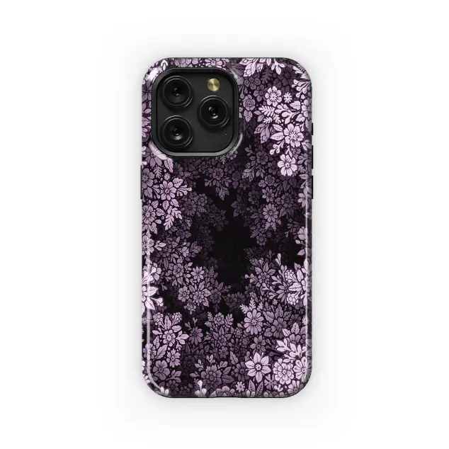 Purple Floral Vortex
 Phone Case iPhone Samsung Cover Pixel 4202