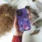 Purple flower Phone Case iPhone Samsung Pixel & More 521 - Image 2