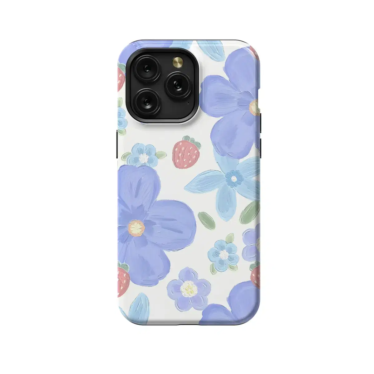 Purple Flowers Phone Case iPhone Samsung Pixel & More 303 - Image 1