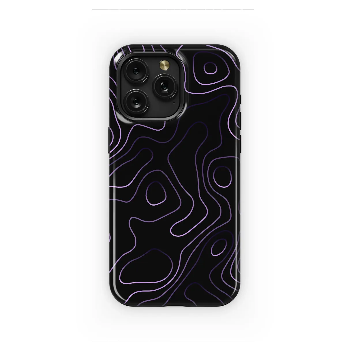 Purple Liquid Lines Abstract
 Phone Case iPhone Samsung Cover Pixel 5667 - Image 1