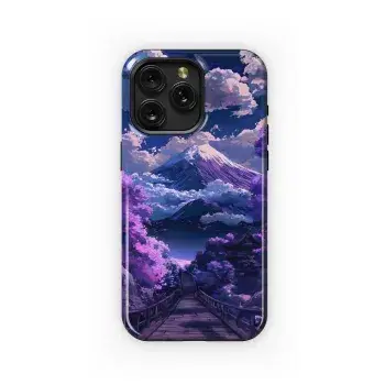 Purple Mountain Night
 Phone Case iPhone Samsung Cover Pixel 5533 - Image 1