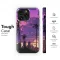 Purple Palm Cityscape Dream Phone Case iPhone Samsung Cover Pixel 7890 - Image 6