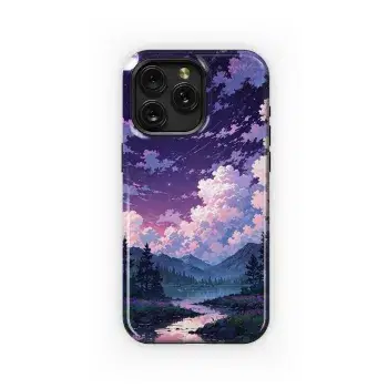 Purple Sky Serenity
 Phone Case iPhone Samsung Cover Pixel 5534 - Image 1