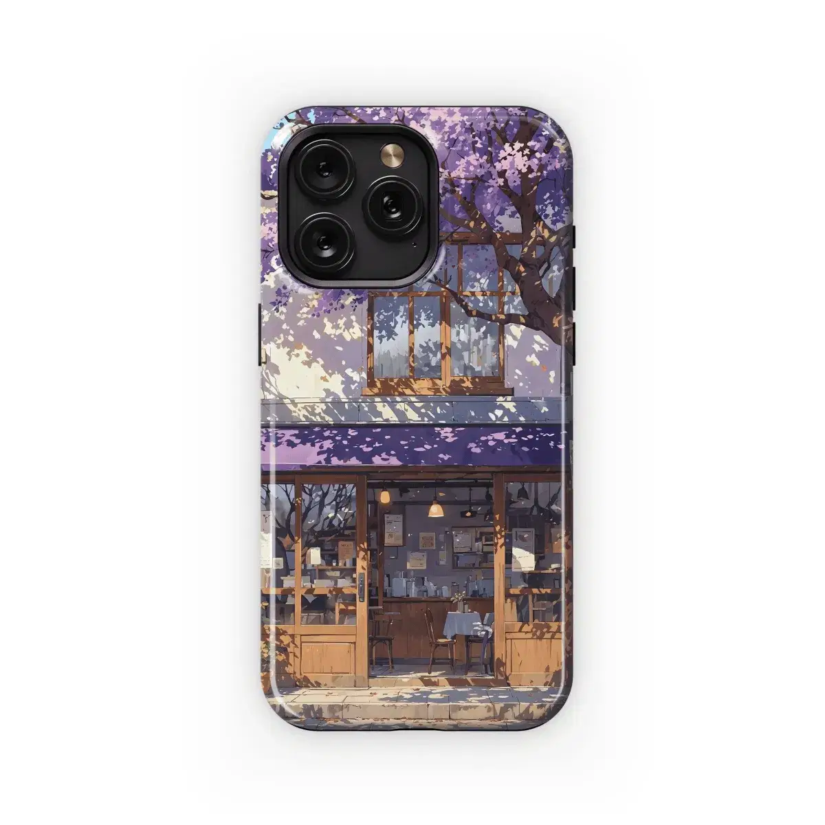 Purple Tree Cafe
 Phone Case iPhone Samsung Cover Pixel 4547 - Image 1